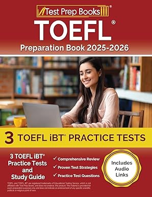 TOEFL Preparation Book: TOEFL iBT Practice Tests and Study Guide: [Includes Audio Links]