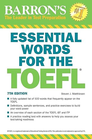 《托福必備詞彙》(Essential Words for the TOEFL) 第七 版本